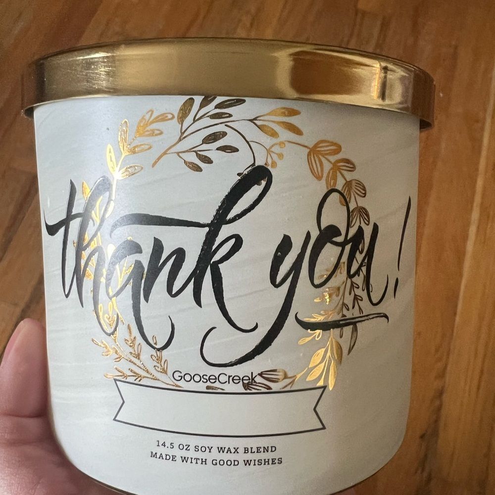Goose Creek Thank You Candle - 14.5 oz 3 Wick